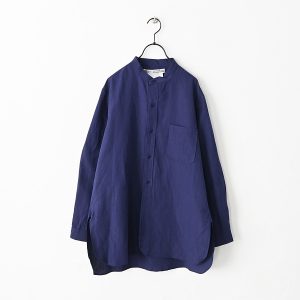 YAECA CANVAS DESIGN (ヤエカ キャンバス デザイン)　Stand Collar Shirts (41061102)